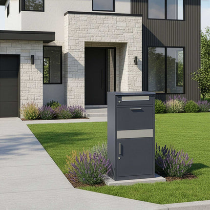Weatherproof Letterbox with Secure Parcel Slot