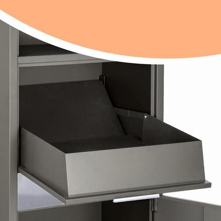 Weatherproof Letterbox with Secure Parcel Slot