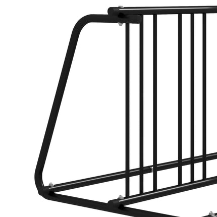 Weather-resistant bicycle rack in steel for 6 bicycles