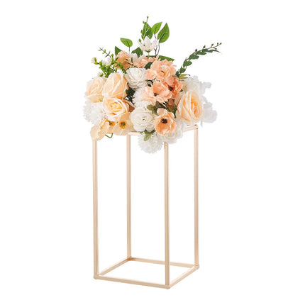 Wedding Flower Stand Set, 10-Pack, 15.75-Inch, Gold