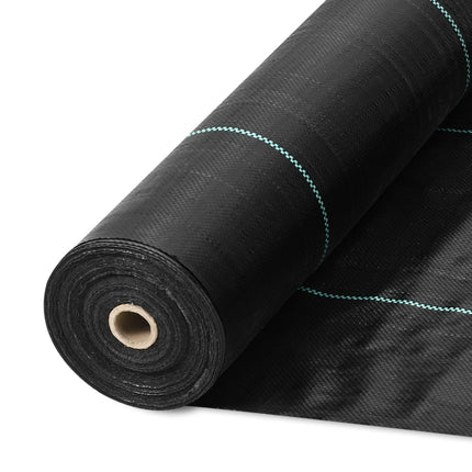 Weed Barrier Fabric, 3 x 250 ft Woven Polypropylene 5 oz