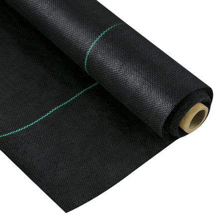 Weed Barrier Fabric 3 x 50 Ft, 5 Oz Woven Polypropylene