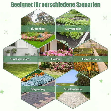Weed control fleece 50m² garden fleece against weeds weed film PP black 50 x 1m-60 g/m²