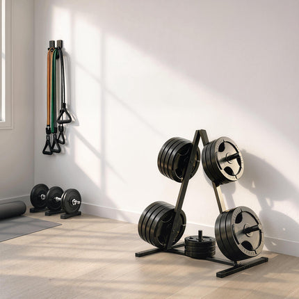 Weight Plate Rack for 2.5 cm Plates, 200 kg Capacity