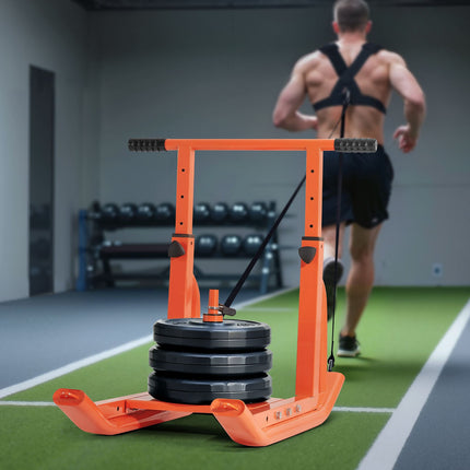 Weight Sled, Adjustable Handle, Fits 25 and 51 mm Plates