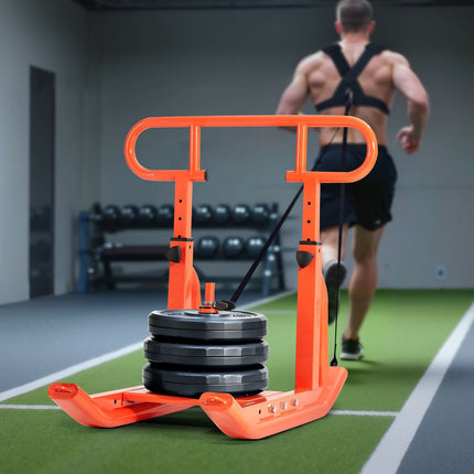 Weight Sled, Steel Push Pull Trainer, 25/51 mm Plates