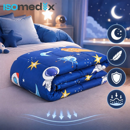 Weighted Blanket 100 x 150 in Blue, 3 kg Version
