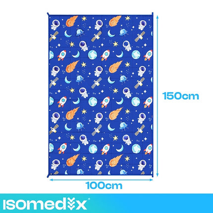 Weighted Blanket 100 x 150 in Blue, 3 kg Version