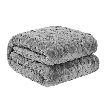 Weighted Blanket 20 lb, Queen 60x80 Sherpa, Gray