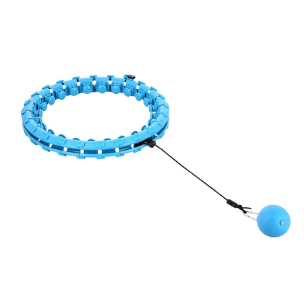 Weighted Hula Hoop, Blue – Fitness Exercise Equipment