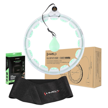 Weighted Hula Hoop with Counter and Waist Support