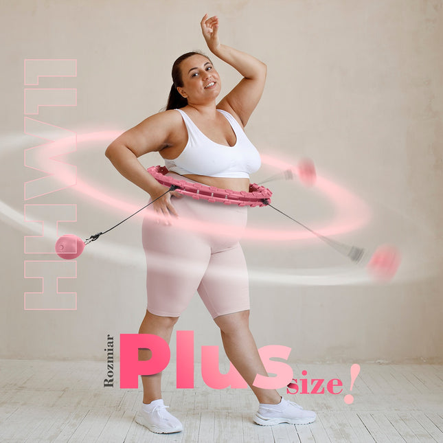 Weighted Hula Hoop with Waist Support, Plus Size