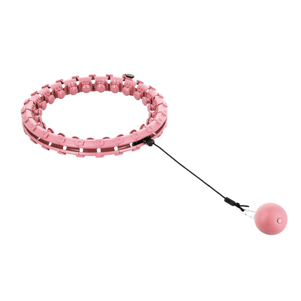 Weighted Pink Hula Hoop for Fitness