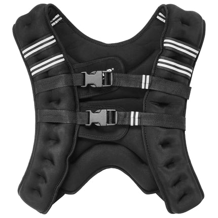 Weighted Vest 20 lb, Reflective Stripes, Adjustable Straps