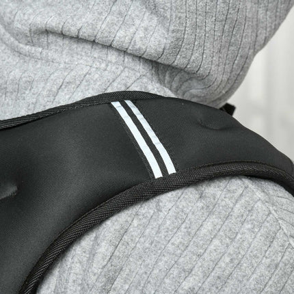 Adjustable weight vest 5 Kg for strength training - Black