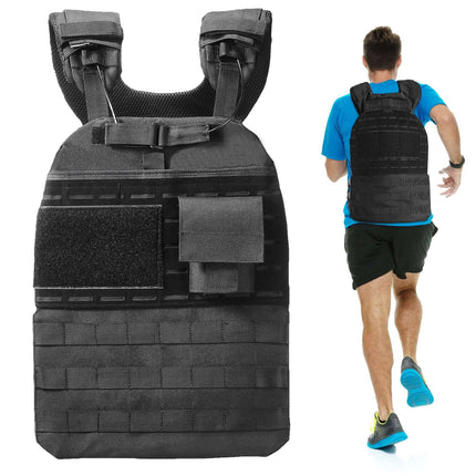Weighted Vest, Adjustable 40 lb Capacity, 1000D Nylon