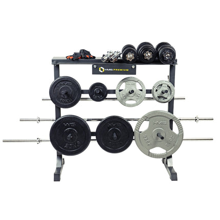 Weights Rack for Barbells & Dumbbells, Steel Storage