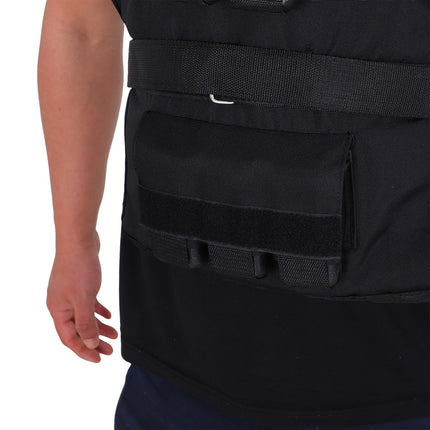 Adjustable 20 kg training vest - Oxford Material, Black