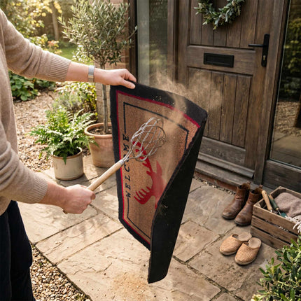 Welcome Coir Doormat, Non-Slip, 60x40 cm