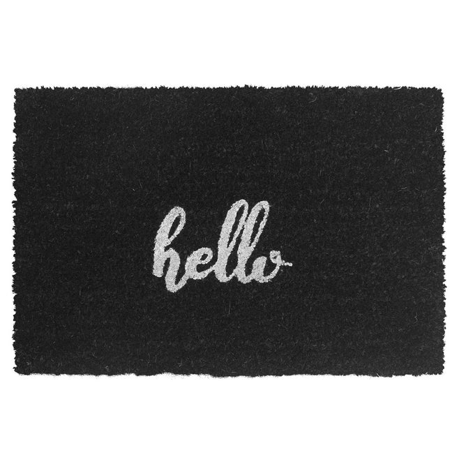 Welcome Coir Doormat, Non-Slip, 60x40 cm