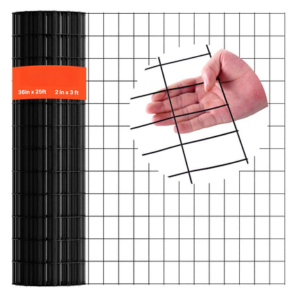 Welded Wire Mesh Roll, 36 in x 25 ft, 2 x 3 in, 16 Ga