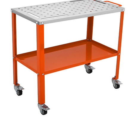 Welding Table 36 x 18 in, 1200 lb, Steel, Wheels