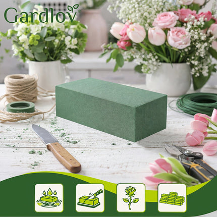 Wet Floral Foam Blocks 23x11x8cm, 20 Pack for Flowers