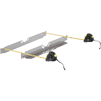 Wheel Alignment Tool, 2-Pack Stainless Toe Plates with Tapes