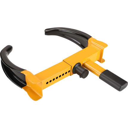 Wheel Clamp Lock 2-Pack, Adjustable Steel, 6 Keys