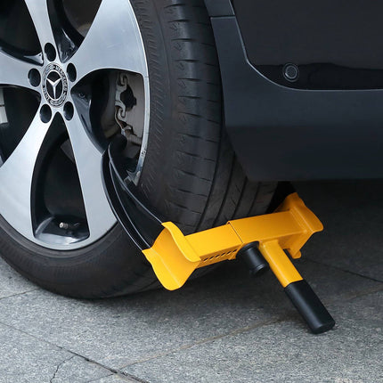Wheel Clamp Lock 2-Pack, Adjustable Steel, 6 Keys