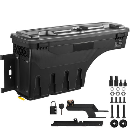 Wheel Well Tool Box, Lockable, for Ford F-150 2015-2021 Left
