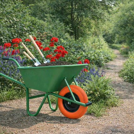 Wheelbarrow Wheel 4.00-8 Solid Rubber, Puncture-Proof