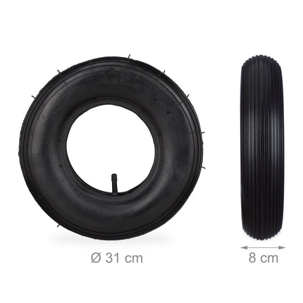 Wheel barrow set of 2 with hose