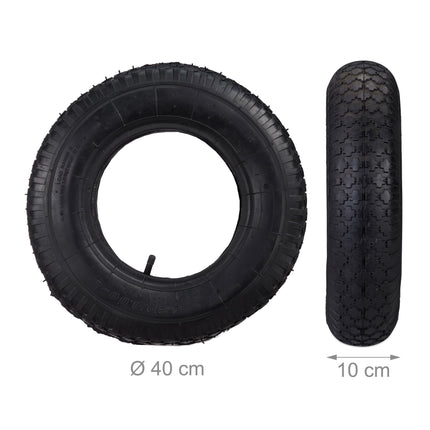 Wheelbarrow tires 4.00-8" with tube