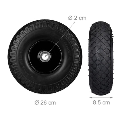 Wheelbarrow wheels 2 pcs.