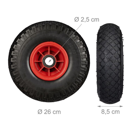 Wheelbarrow wheels 2 pcs.