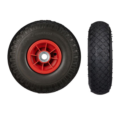 Wheelbarrow wheels PU rubber, 2 pcs.