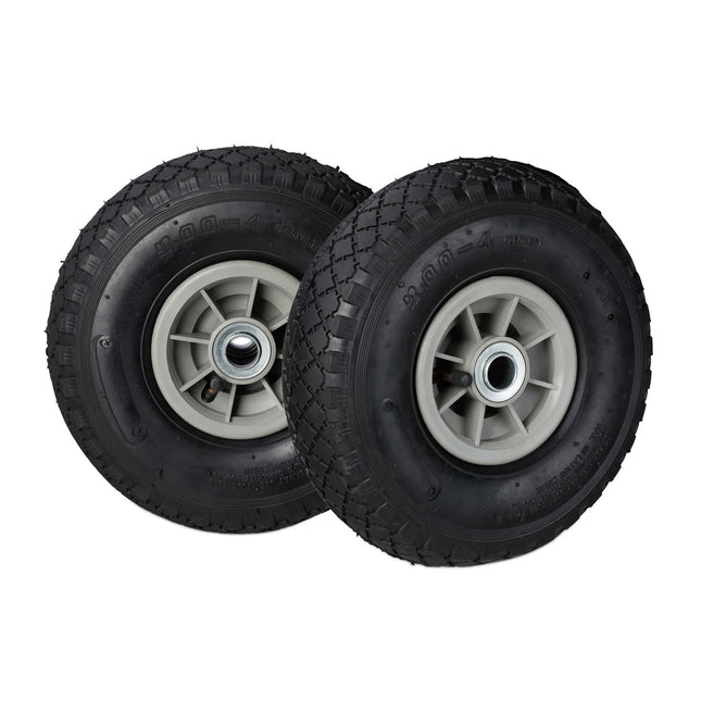 Wheelbarrow wheels PU rubber, 2 pcs.