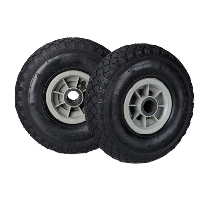 Wheelbarrow wheels PU rubber, 2 pcs.