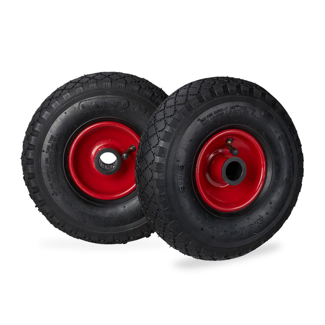 Wheelbarrow wheels PU rubber, 2 pcs.