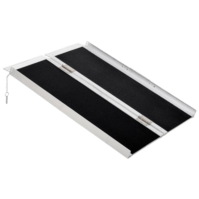 Folding wheelchair ramp, capacity 270 kg, 93x73 cm