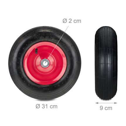 Wheel for wheelbarrow 3.50-6