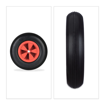 Wheel for wheelbarrow 3.50-6 in black/red