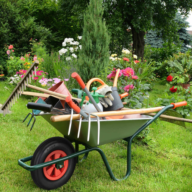 Wheel for wheelbarrow 3.50-6 in black/red