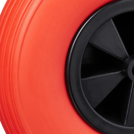 Wheel for wheelbarrow 3.50-6 in red/black