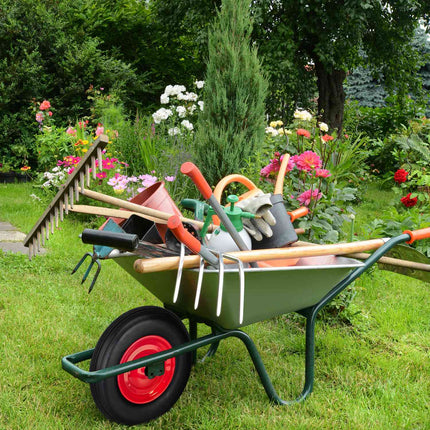 Wheel for wheelbarrow 3.50-8 with fixed axle