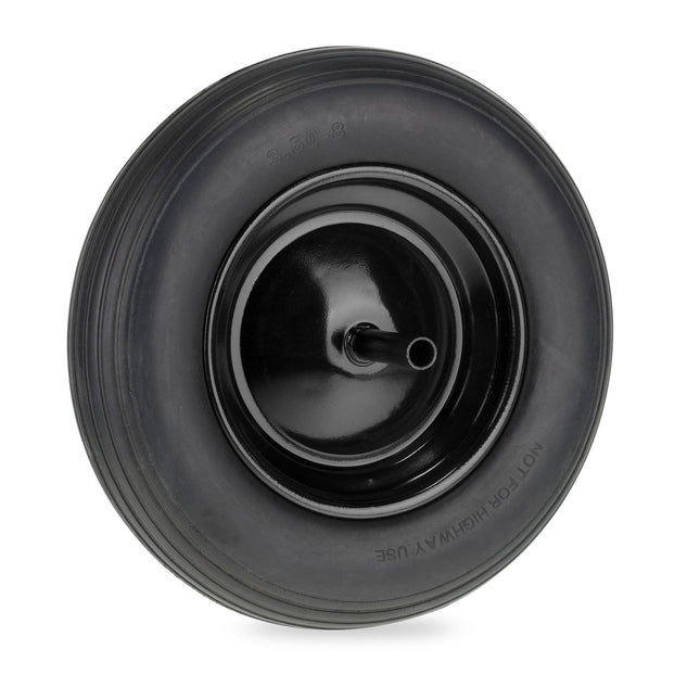 Wheel for wheelbarrow 3.50-8 with fixed axle