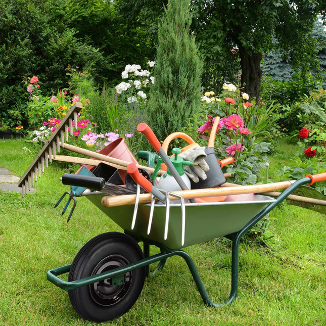Wheel for wheelbarrow 3.50-8 with fixed axle