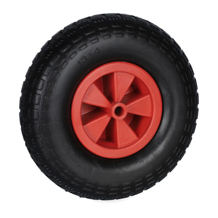 Wheel for wheelbarrow 4.00-6 in black/red