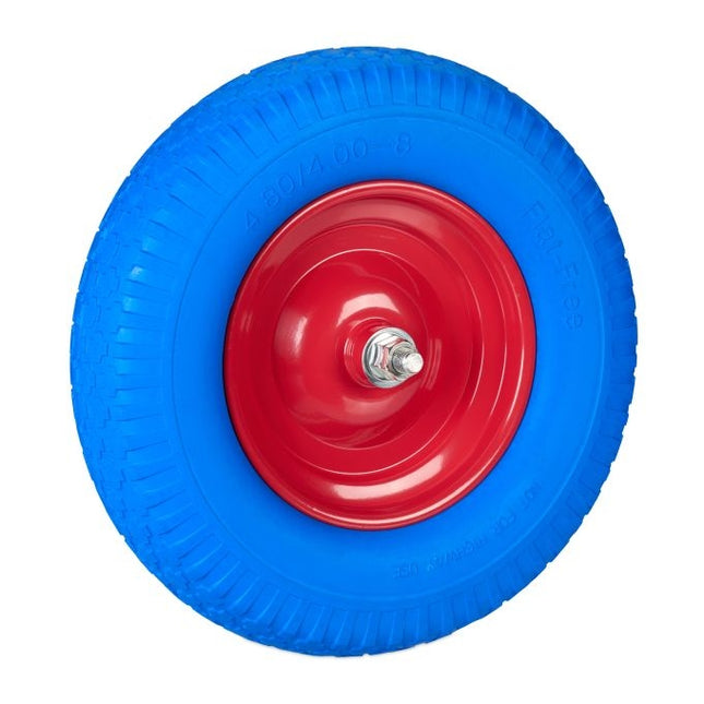 Wheel for wheelbarrow 4.00-8 with axle